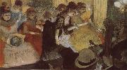Edgar Degas Opera performance in the restaurant painting